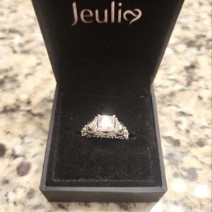 Jeulia jack skeleton ring